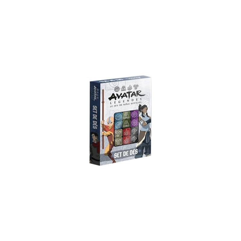 AVATAR LEGENDES : SET DE DESJEUX DE RÔLES Ce pack contient 12 dés p...