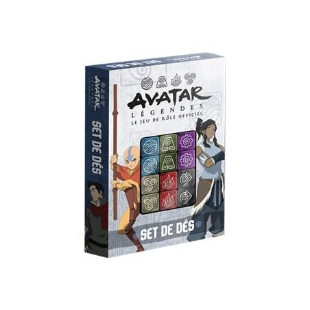 AVATAR LEGENDES : SET DE DESJEUX DE RÔLES Ce pack contient 12 dés p...