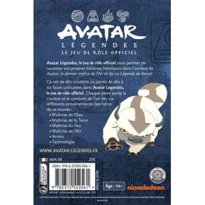 AVATAR LEGENDES : SET DE DESJEUX DE RÔLES Ce pack contient 12 dés p...