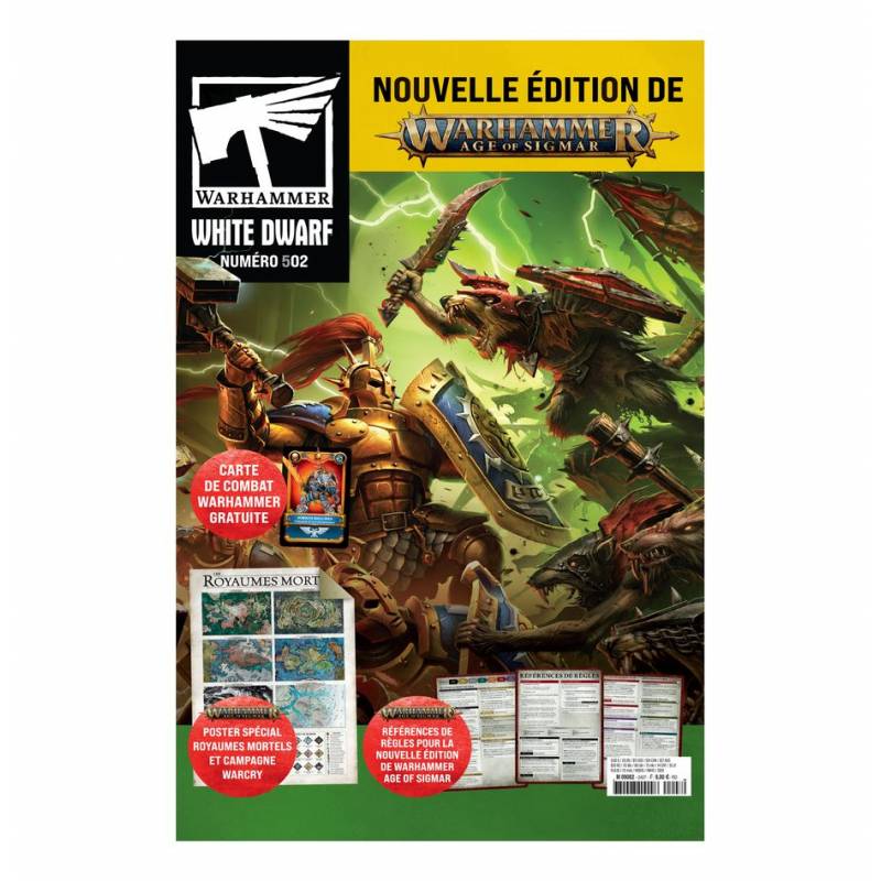 WHITE DWARF 502JEUX DE FIGURINES Rempli d'articles, d'inspiration, ...