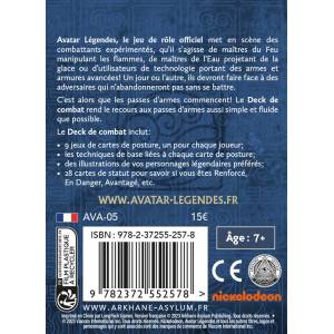 AVATAR LEGENDES - DECK DE CARTESJEUX DE RÔLES Les cartes d'aide pou...