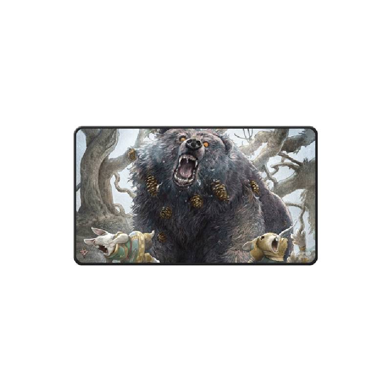 MTG : BLOOMBURROW BLACK STITCHED PLAYMAT ART 2 MTG : BLOOMBURROW BLACK STITCHED PLAYMAT ART 2