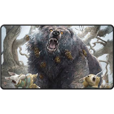 MTG : BLOOMBURROW BLACK STITCHED PLAYMAT ART 2