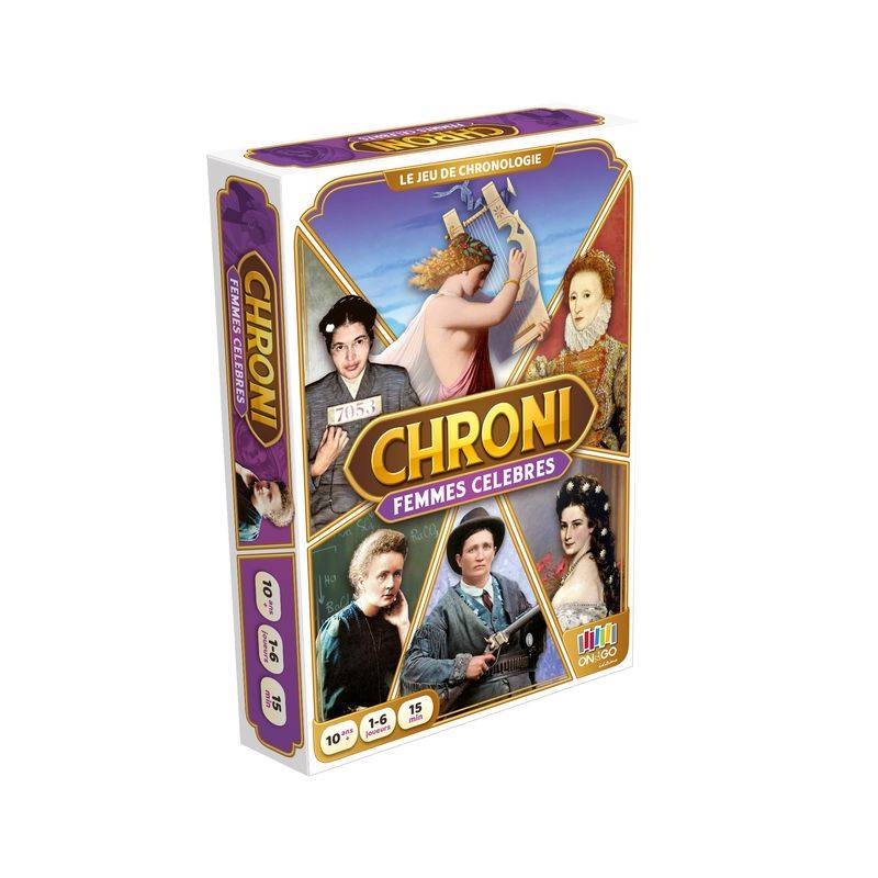 JEUX DE SOCIETE CHRONI - FEMMES CELEBRES