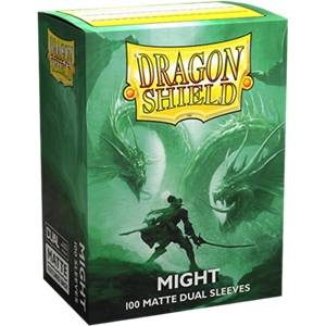 DRAGON SHIELD DUAL MATTE - MIGHT (100)ACCESSOIRES 100 SLEEVES FORMA...