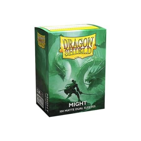 DRAGON SHIELD DUAL MATTE - MIGHT (100)ACCESSOIRES 100 SLEEVES FORMA...