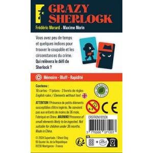 FEUX FOLLETS : CRAZY SHERLOCKJEUX DE SOCIETE