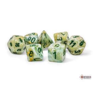 MEGA SET DE DES MARBLE GREEN/ DARK GREEN ACCESSOIRES MEGA SET DE DES