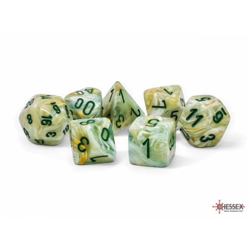 MEGA SET DE DES MARBLE GREEN/ DARK GREEN ACCESSOIRES MEGA SET DE DES MEGA SET DE DES MARBLE GREEN/ DARK GREEN ACCESSOIRES MEGA SET DE DES