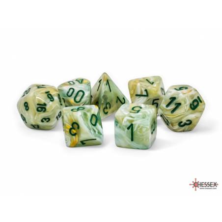 MEGA SET DE DES MARBLE GREEN/ DARK GREEN ACCESSOIRES MEGA SET DE DES