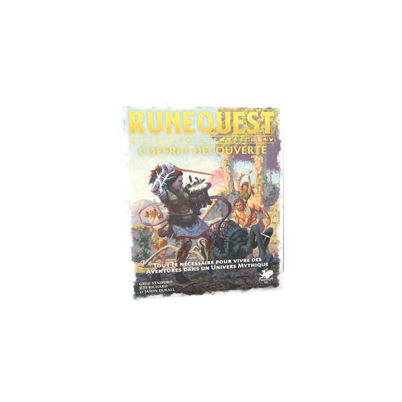 RUNEQUEST - COFFRET DECOUVERTEJEUX DE RÔLES Boite d'initiation sur ...