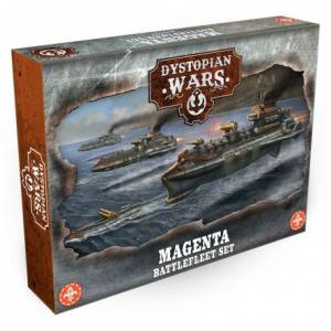 DYSTOPIAN WARS - MAGENTA BATTLEFLEET SET DYSTOPIAN WARS L'ensemble ...