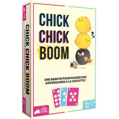 CHICK CHICK BOOMJEUX DE SOCIETE Quelle équipe se fera Chickploser?