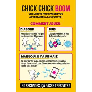 CHICK CHICK BOOMJEUX DE SOCIETE Quelle équipe se fera Chickploser?