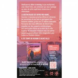 ALICE IS MISSING - SILENT FALLSJEUX D'ENQUETE PREMIERE EXTENSION PO...