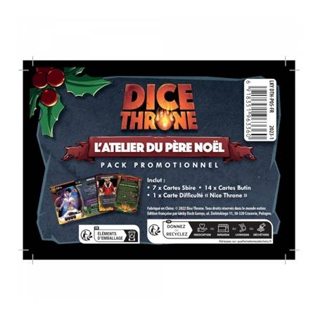 DICE THRONE PERE NOEL VS KRAMPUS PACK PROMOJEUX DE SOCIETE Ce pack ...