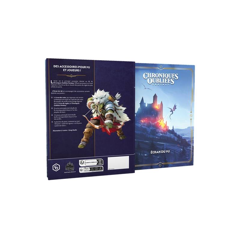 CHRONIQUES OUBLIEES FANTASY V2 : ECRAN ET LIVRE DES VOIESJEUX DE RÔ...