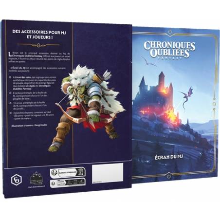 CHRONIQUES OUBLIEES FANTASY V2 : ECRAN ET LIVRE DES VOIESJEUX DE RÔ...