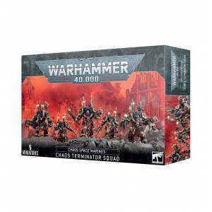 WARHAMMER 40K CHAOS SPACE MARINE : ESCOUADE DE TERMINATORJEUX DE FI...