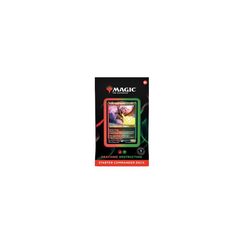 COMMANDER DECK D'INITIATION - DESTRUCTION DRACONIQUE ENMAGIC THE GA... COMMANDER DECK D'INITIATION - DESTRUCTION DRACONIQUE ENMAGIC THE GA...