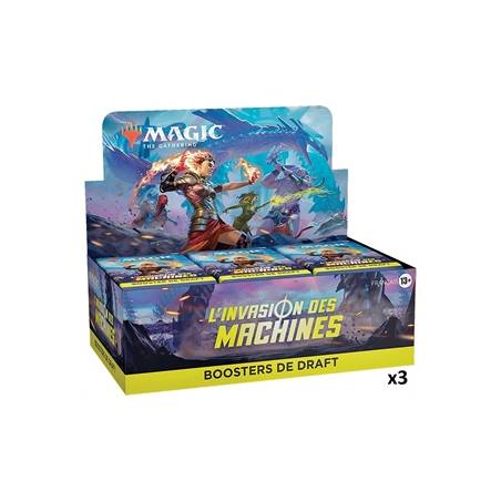 LOT DE 3 BOITES DE BOOSTER DE DRAFT - L'INVASION DES MACHINES FRBOO...