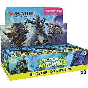LOT DE 3 BOITES DE BOOSTER D'EXTENSION - L'INVASION DES MACHINES FR...