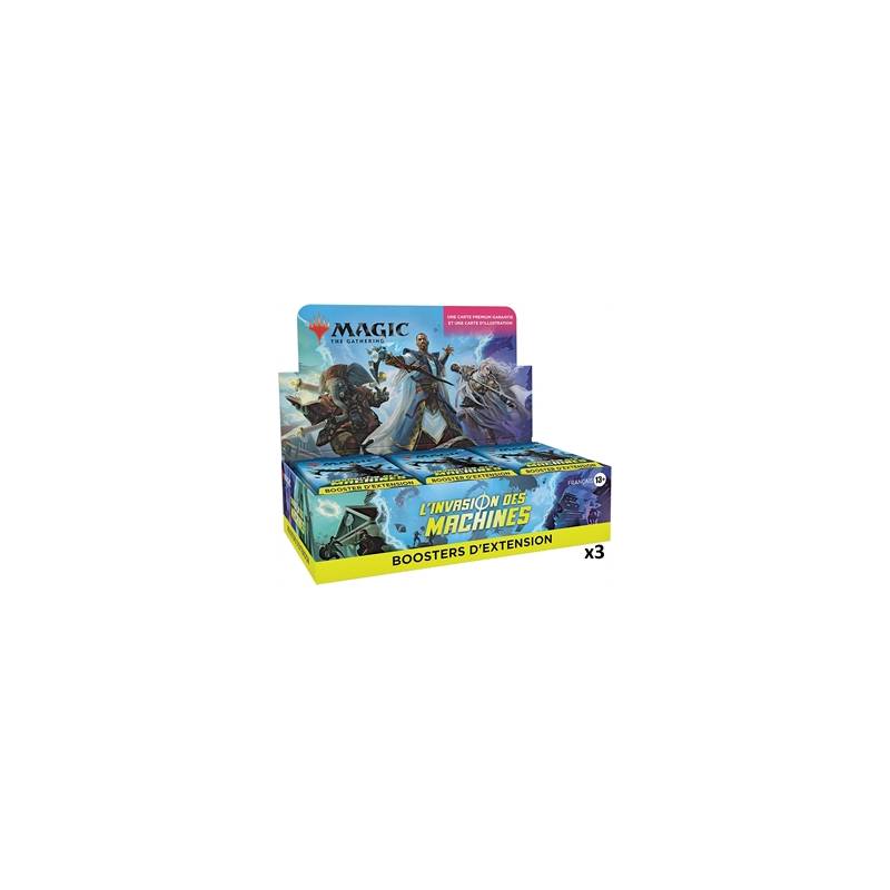 LOT DE 3 BOITES DE BOOSTER D'EXTENSION - L'INVASION DES MACHINES FR LOT DE 3 BOITES DE BOOSTER D'EXTENSION - L'INVASION DES MACHINES FR