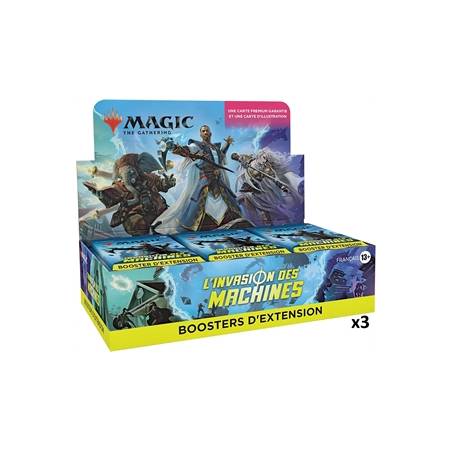 LOT DE 3 BOITES DE BOOSTER D'EXTENSION - L'INVASION DES MACHINES FR...