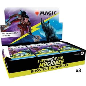 LOT DE 3 BOITES DE BOOSTER JUMPSTART - L'INVASION DES MACHINES FRBO...
