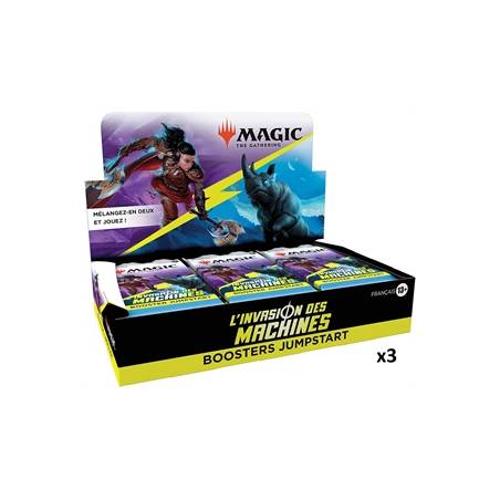 LOT DE 3 BOITES DE BOOSTER JUMPSTART - L'INVASION DES MACHINES FR
