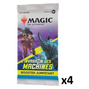 LOT DE 4 BOOSTERS JUMPSTART - L'INVASION DES MACHINES FR
