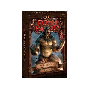 F&B HISTORY PACK 1 DECK BLITZ RHINAR FRFLESH & BLOOD Deck Blitz de ...