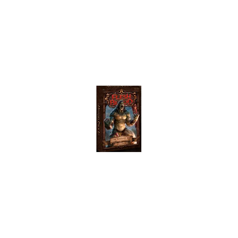 F&B HISTORY PACK 1 DECK BLITZ RHINAR FRFLESH & BLOOD Deck Blitz de ...