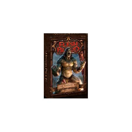F&B HISTORY PACK 1 DECK BLITZ RHINAR FRFLESH & BLOOD Deck Blitz de ...
