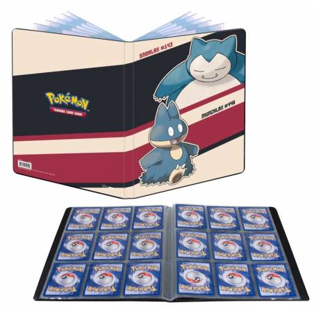 PORTFOLIO 9-CARD RONFLEX & GOINFREXPOKÉMON PORTEFOLIO AVEC FEUILLET...