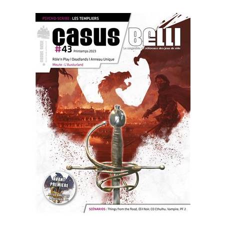 CASUS BELLI N°43CASUS BELLI 5 scénarios vous plongent dans autant d...