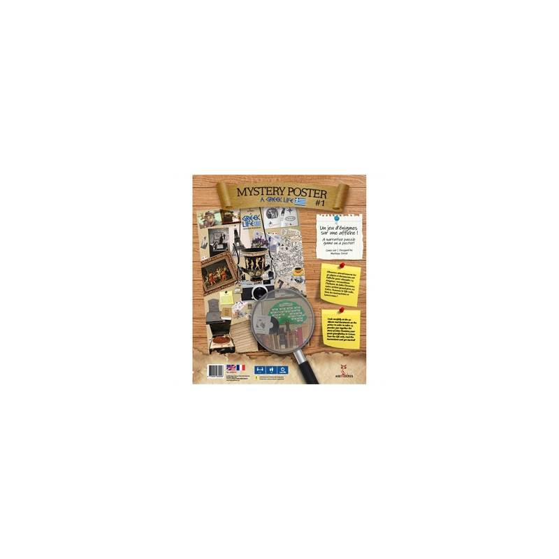 MYSTERY POSTER 1 : A GREEK LIFEJEUX DE SOCIETE 13 enigmes autour de... MYSTERY POSTER 1 : A GREEK LIFEJEUX DE SOCIETE 13 enigmes autour de...