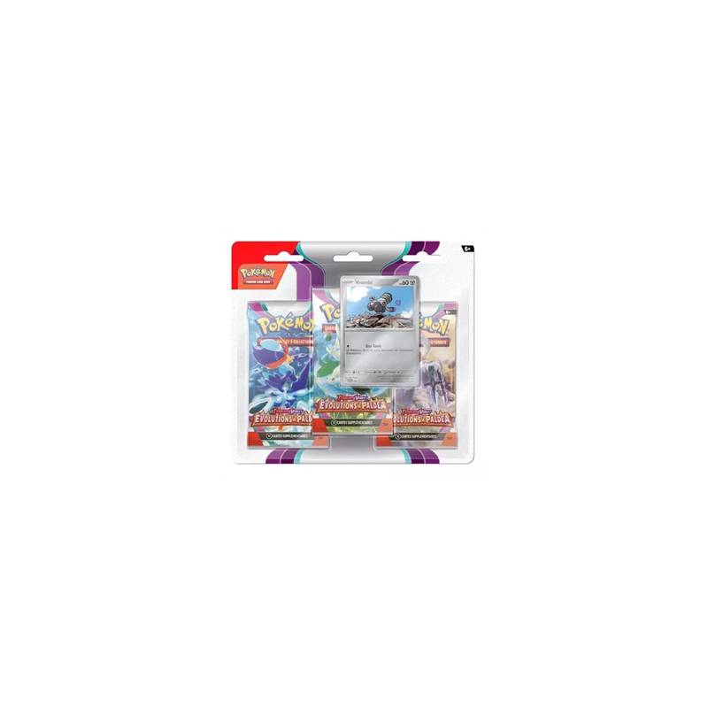 TRIPACK EV02 POKEMON EVOLUTION A PALDEA VROMBI TRIPACK EV02 POKEMON EVOLUTION A PALDEA VROMBI