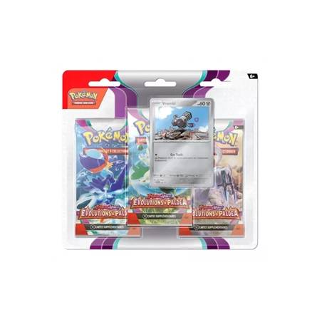 TRIPACK EV02 POKEMON EVOLUTION A PALDEA VROMBI