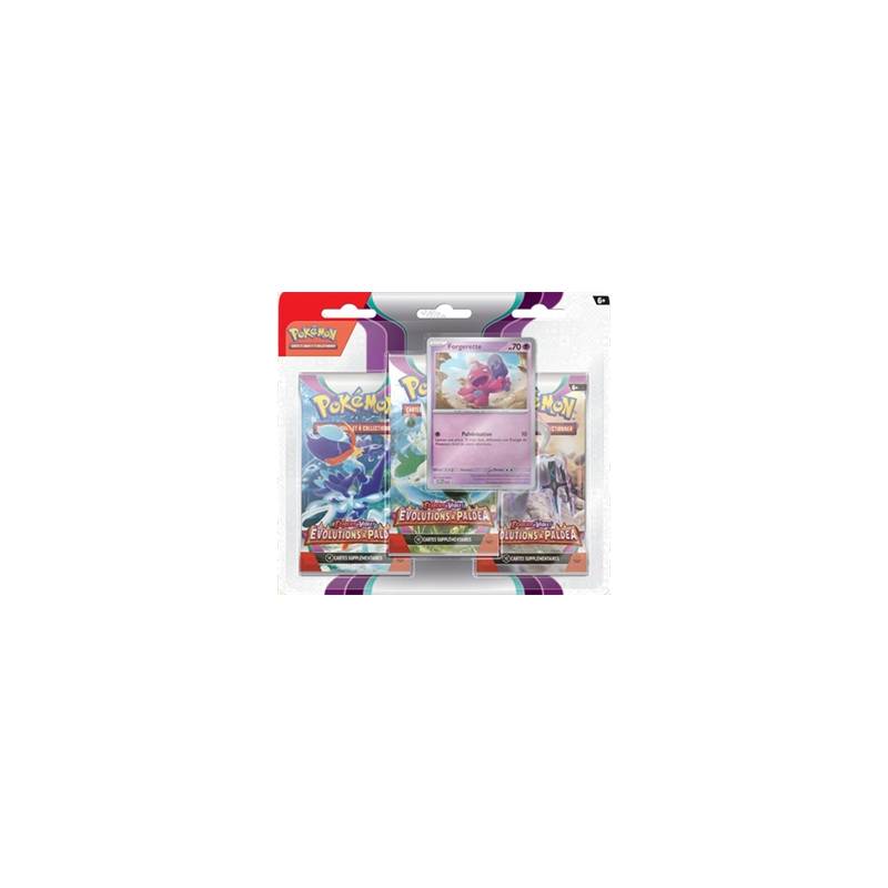 TRIPACK EV02 POKEMON EVOLUTION A PALDEA FORGERETTE TRIPACK EV02 POKEMON EVOLUTION A PALDEA FORGERETTE
