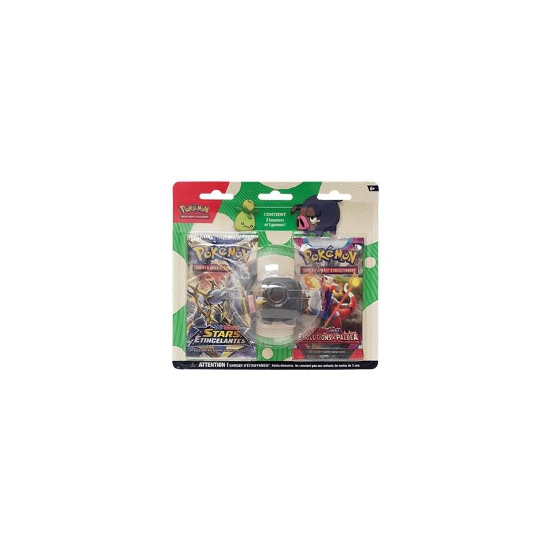 DUO BOOSTER POKEMON AVEC GOMME GOURMELETJEUX DE CARTES A COLLECTION... DUO BOOSTER POKEMON AVEC GOMME GOURMELETJEUX DE CARTES A COLLECTION...