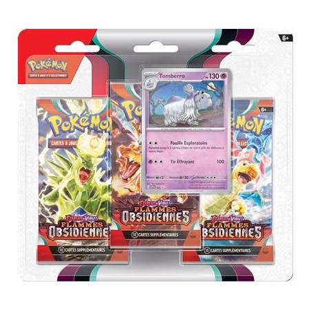 TRIPACK EV03 POKEMON TOMBERROJEUX DE CARTES A COLLECTIONNER TRIPACK...