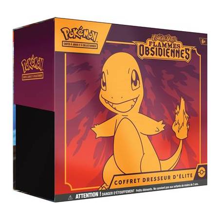 POKEMON EV03 - COFFRET DRESSEUR ELITE FLAMMES OBSIDIENNESCOFFRET CO...