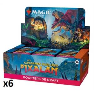 MTG : LES CAVERNES OUBLIEES D'IXALAN LOT DE 6 BOITES DE BOOSTER DRAFT FR