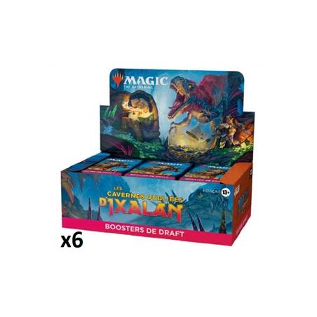 MTG : LES CAVERNES OUBLIEES D'IXALAN LOT DE 6 BOITES DE BOOSTER DRAFT FR