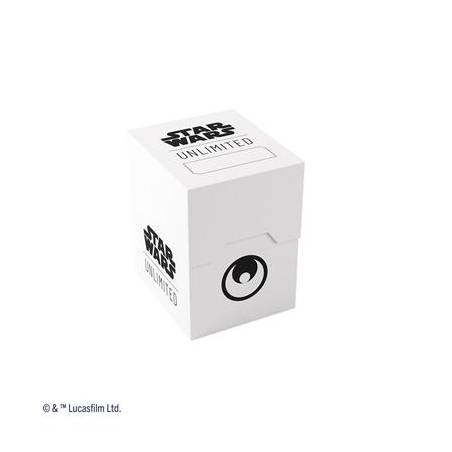 JEUX DE CARTES A COLLECTIONNER GG : SW UNLIMITED DECK BOX WHITE/BLACK