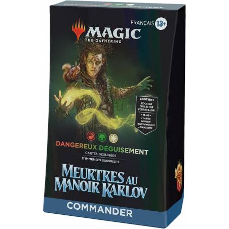 MTG MEURTRES AU MANOIR KARLOV DECK COMMANDER DANGEREUX DEGUISEMENT ...