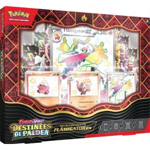 POKEMON COFFRET PREMIUM FLAMIGATOR-EXJEUX DE CARTES A COLLECTIONNER...