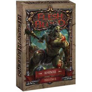 FLESH&BLOOD DECK DE BLITZ HEAVY HITTER EN - RHINARJEUX DE CARTES A ...