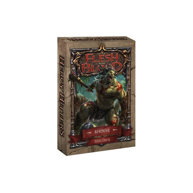FLESH&BLOOD DECK DE BLITZ HEAVY HITTER EN - RHINARJEUX DE CARTES A ...